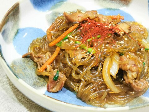 もちもち春雨がおいしい*チャプチェ